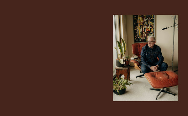 Jeff Farnsworth in his living room