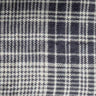 Navy Plaid Linen