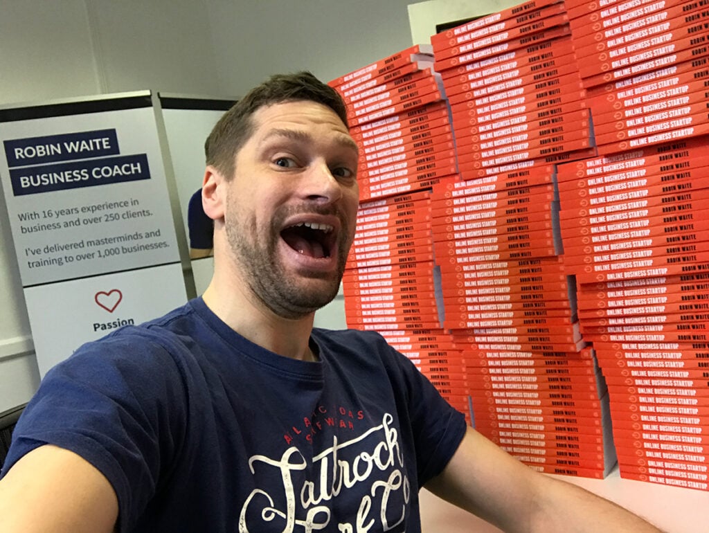 Robin with his books