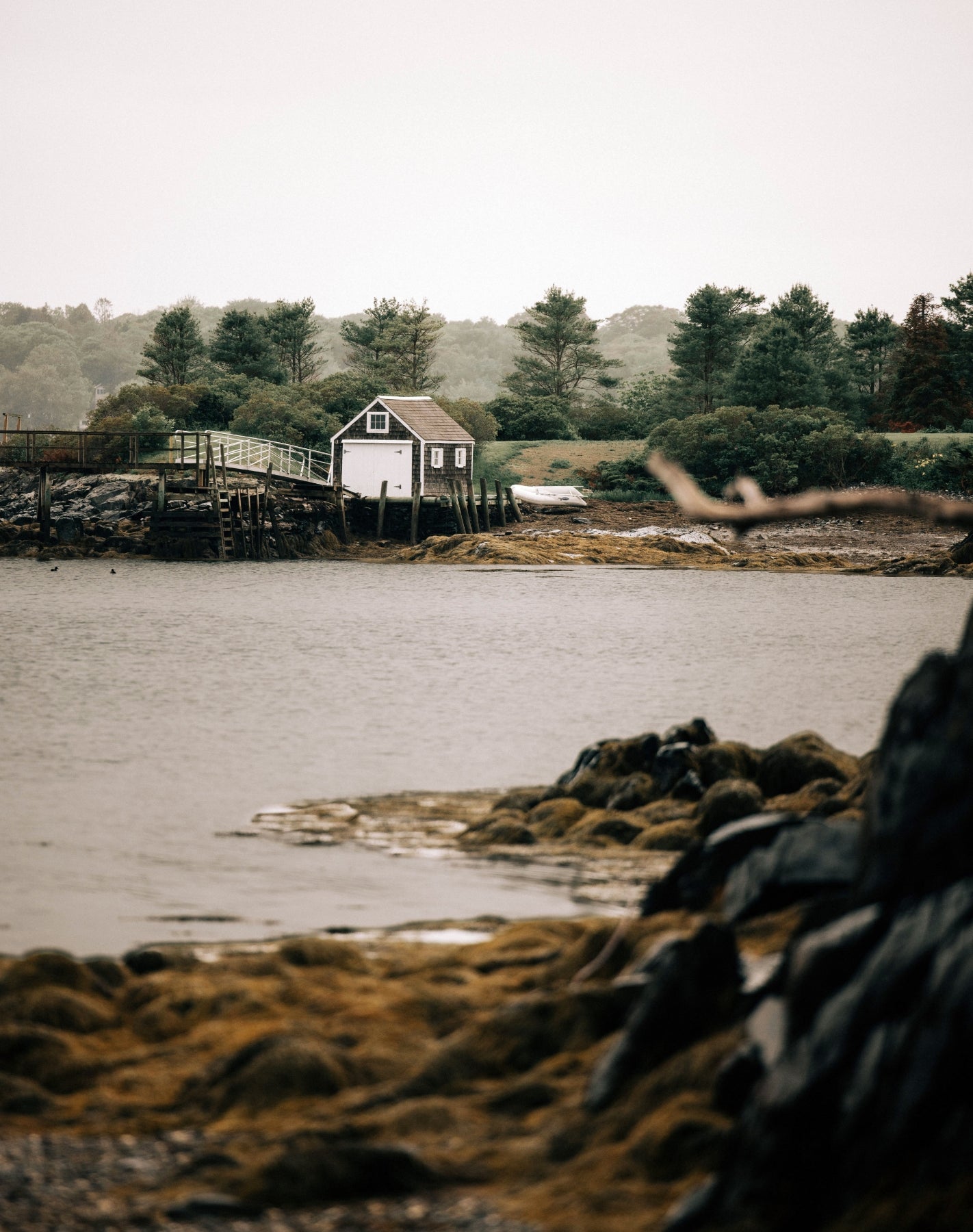 A house across the sea in Portland, Maine